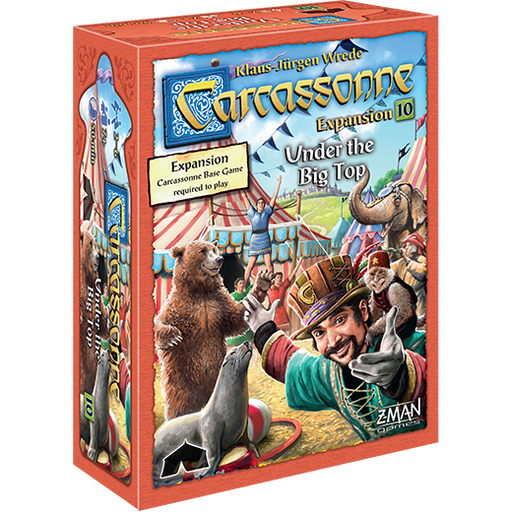 Carcassonne Expansion 10 Under The Big Top - Pastime Sports & Games