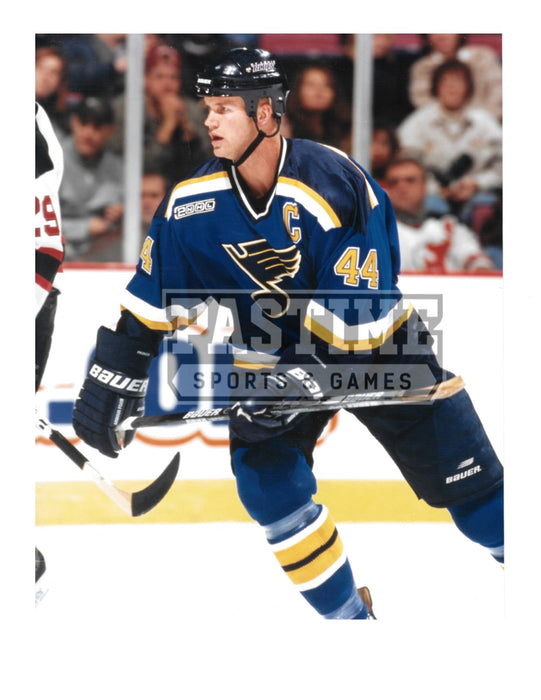 Chris Pronger 8X10 St Louis Blues Home Jersey (Skating) - Pastime Sports & Games