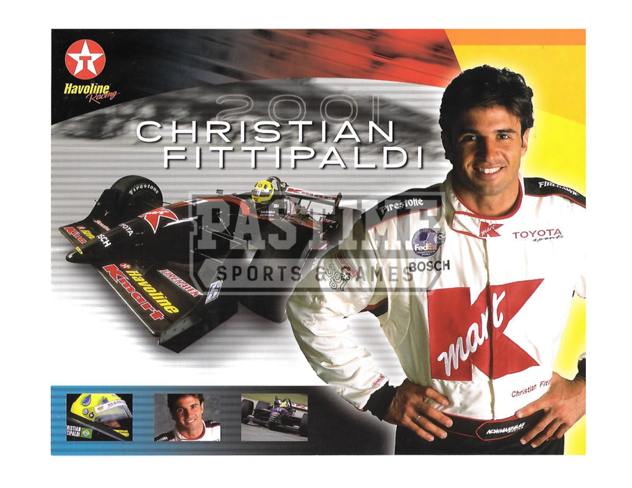 Christian Fittipaldi 8X10 Racing (Photo Montage Pose 2) - Pastime Sports & Games