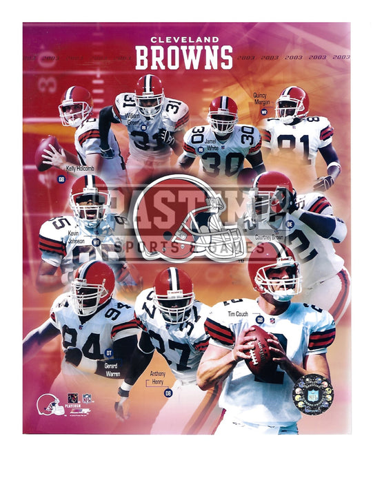 Cleveland Browns 8X10 Player Montage (2003) - Pastime Sports & Games