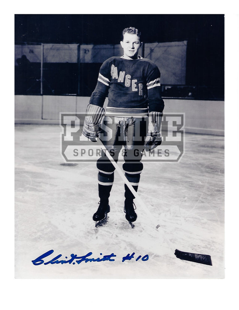 Clint Smith Autographed 8X10 New York Rangers Home Jersey (Pose) - Pastime Sports & Games