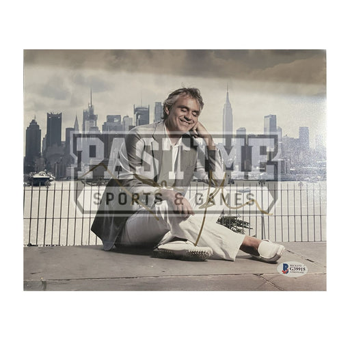 Andrea Bocelli Autographed 8x10 Photo - Pastime Sports & Games