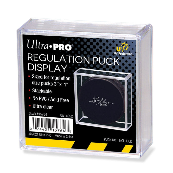 Ultra Pro UV Protection Regulation Puck Display - Pastime Sports & Games