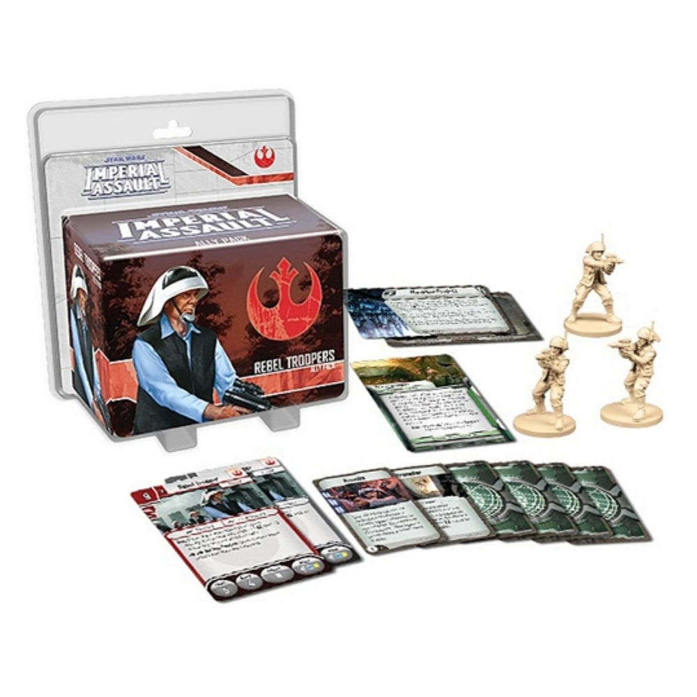 Star Wars Imperial Assault Rebel Troopers Ally Pack - Pastime Sports & Games
