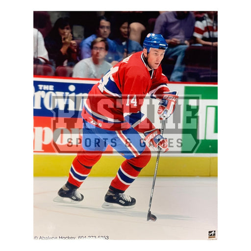 Trevor Linden 8X10 Montreal Canadiens Photo (Skating With Puck) - Pastime Sports & Games