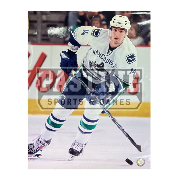 Alex Burrows 16X20 Vancouver Canucks Photo (Skating With Puck) - Pastime Sports & Games