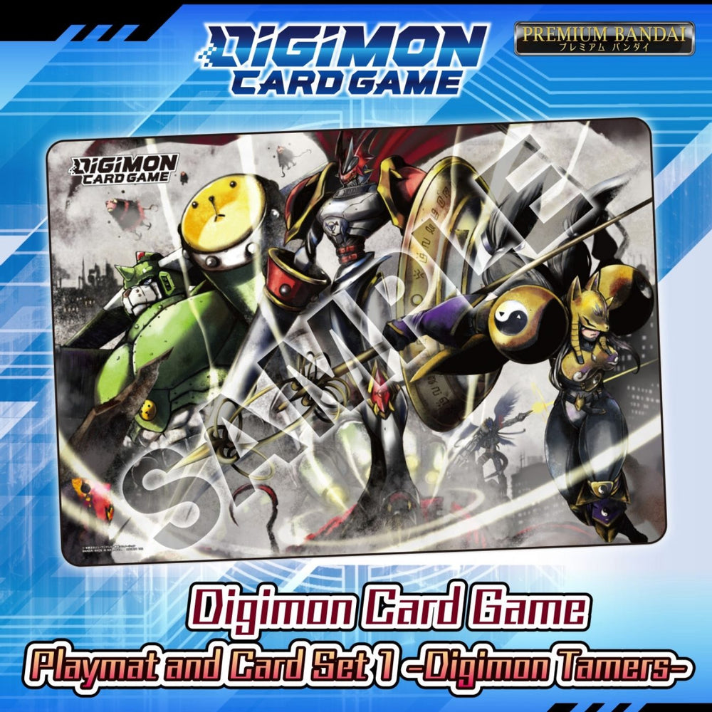 Digimon Playmat And Card Set 1 Digimon Tamers - Pastime Sports & Games