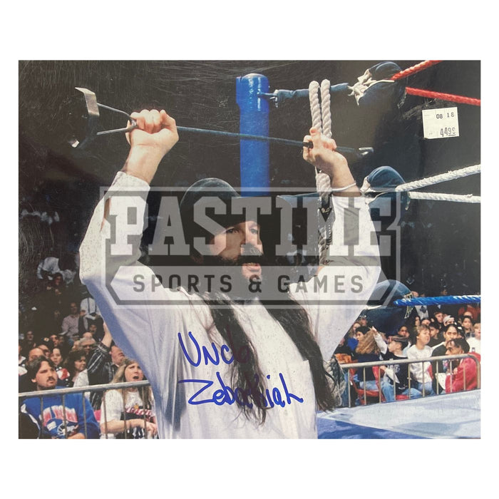 Uncle Zebakiah Autographed Fighting Photo - Pastime Sports & Games