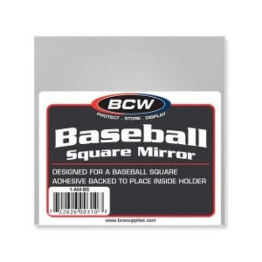 BCW Baseball Square Mirror - Pastime Sports & Games