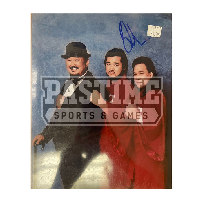 Pat Tanaka Autographed Fighting Photo - Pastime Sports & Games