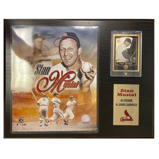 Stan Musial #6 Fielder St. Louis Cardinals Plaque - Pastime Sports & Games