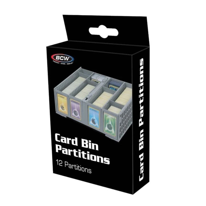 BCW Grey Card 3200ct Bin and Partitions - Pastime Sports & Games