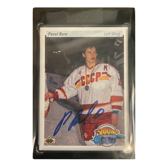 Pavel Bure Autographed Rookie Card - Pastime Sports & Games