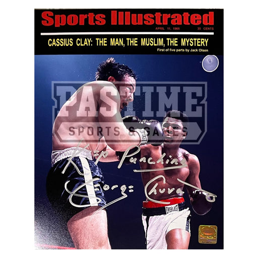 George Chuvalo Autographed Boxing Photo (Keep Punching) - Pastime Sports & Games