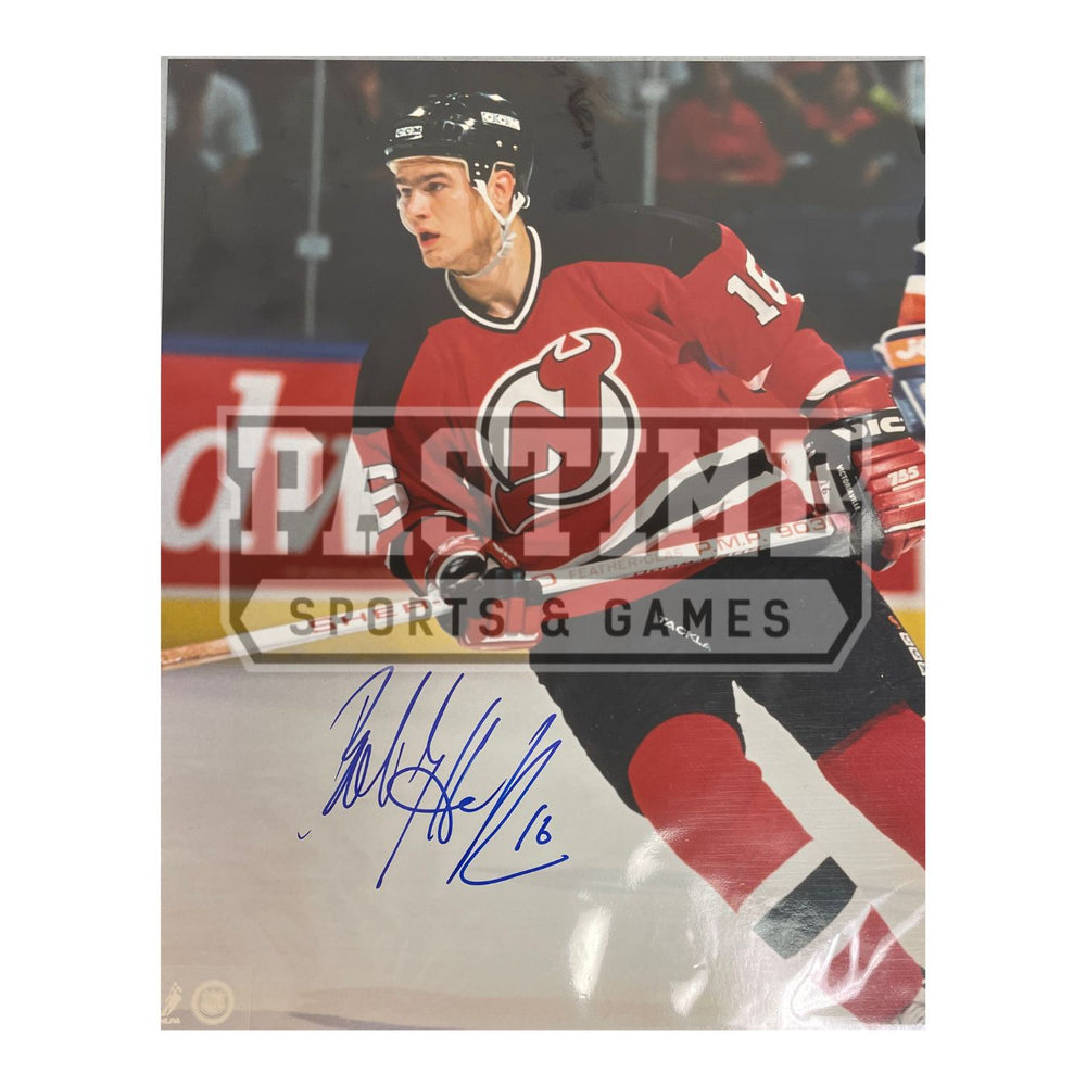 Bobby Holik Autographed 8X10 New Jersey Devils Home Jersey (Skating) - Pastime Sports & Games