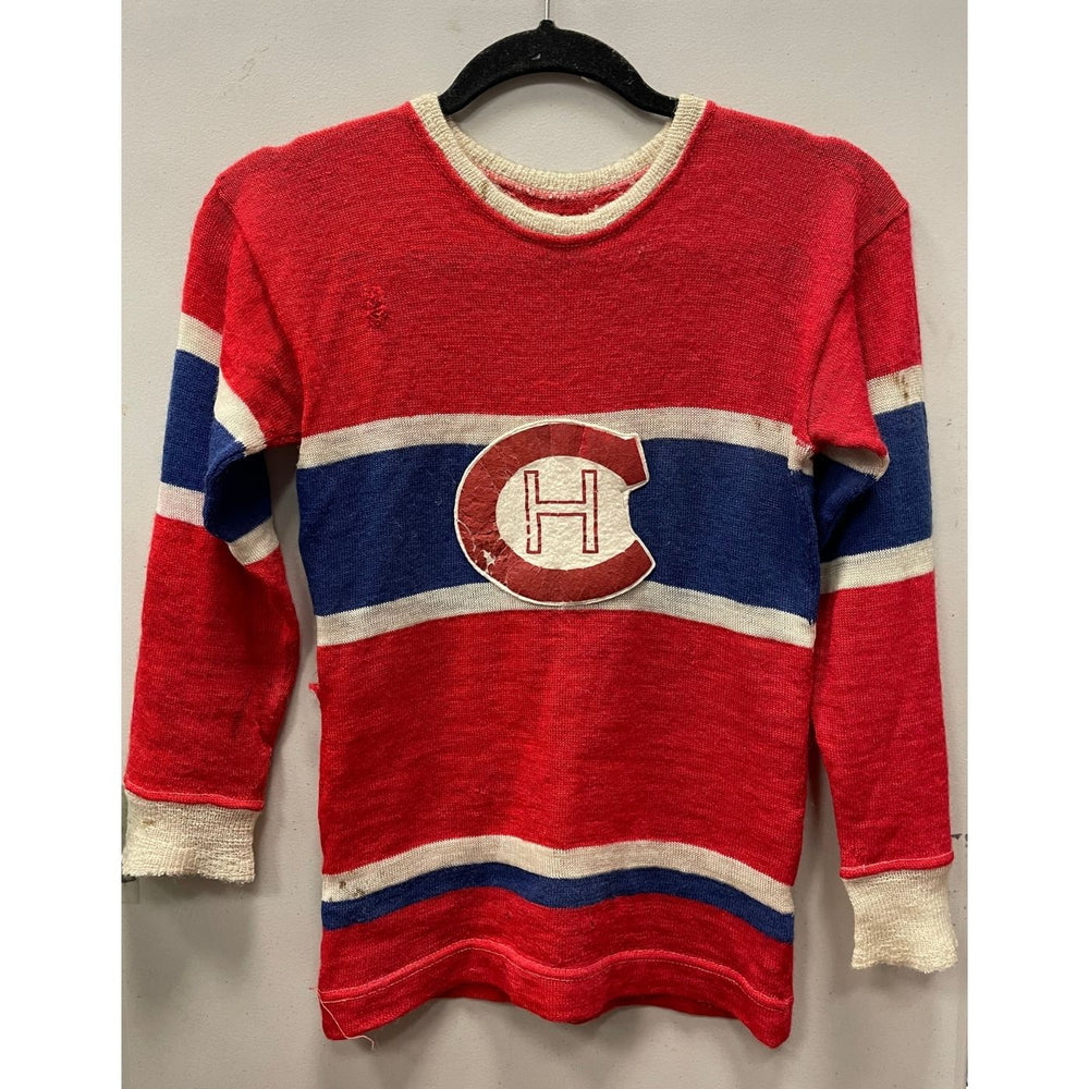 1930 Montreal Canadiens Hockey Sweater - Pastime Sports & Games