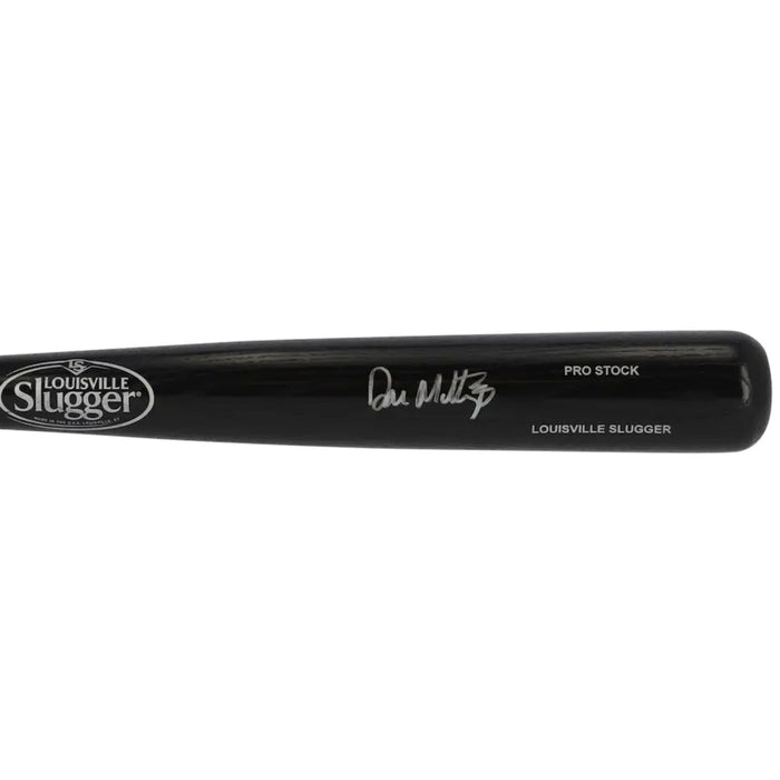 Don Mattingly Autographed New York Yankees Black Louisville Slugger Bat - Pastime Sports & Games