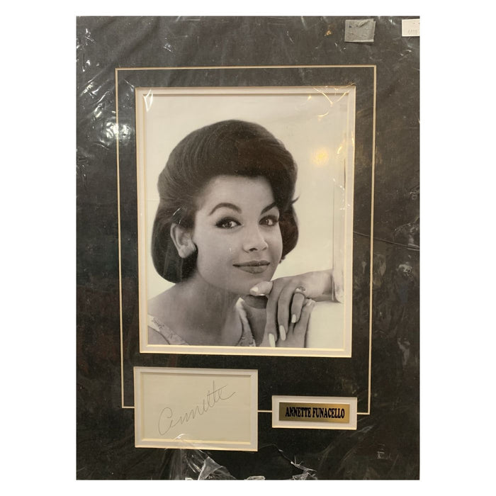 Annette Funacello Autographed Celebrity Matted Photo - Pastime Sports & Games