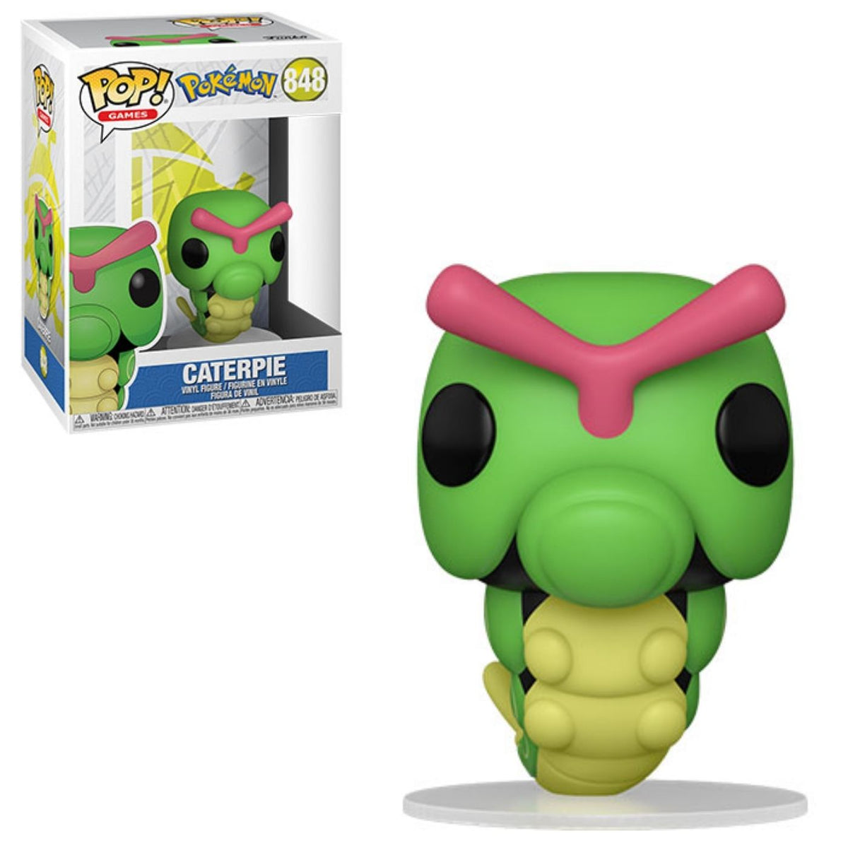 Funko Pop! Pokemon Caterpie #848– Pastime Sports & Games