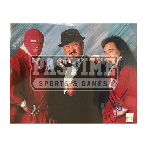 Pat Tanaka Autographed Fighting Photo - Pastime Sports & Games