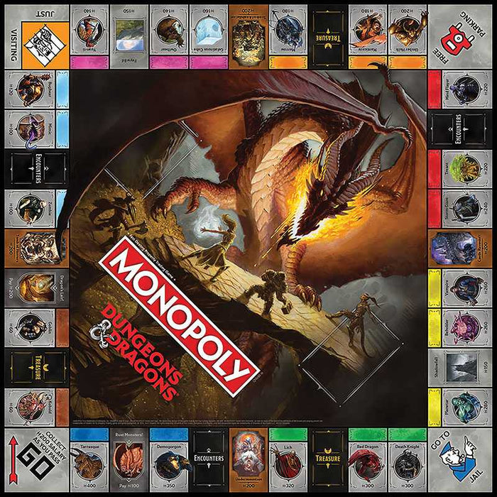 Dungeons & Dragons Monopoly - Pastime Sports & Games