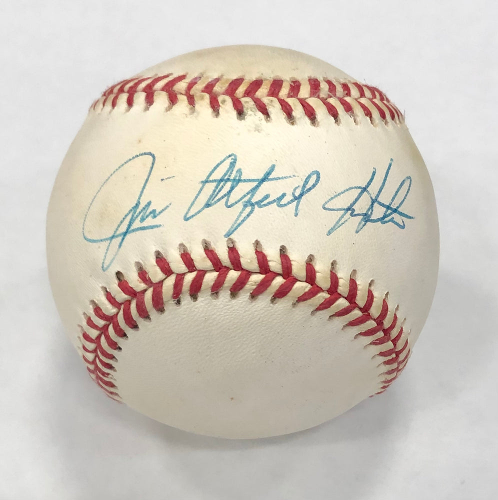 Jim "Catfish" Hunter Autographed Baseball - Pastime Sports & Games