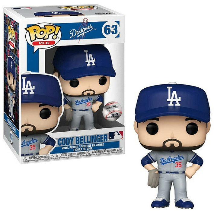 Funko Pop! Baseball Los Angeles Dodgers Cody Bellinger #63 - Pastime Sports & Games