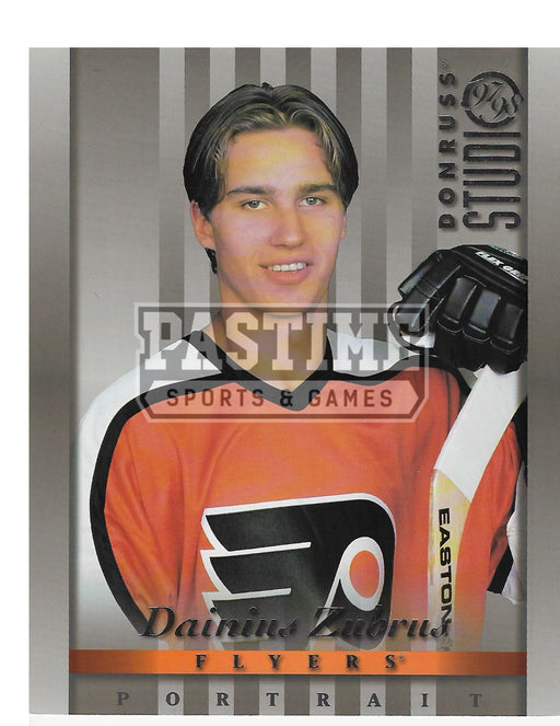 Dainius Zubrus 8X10 Philadelphia Flyers Home Jersey (Donruss Studi Pose) - Pastime Sports & Games