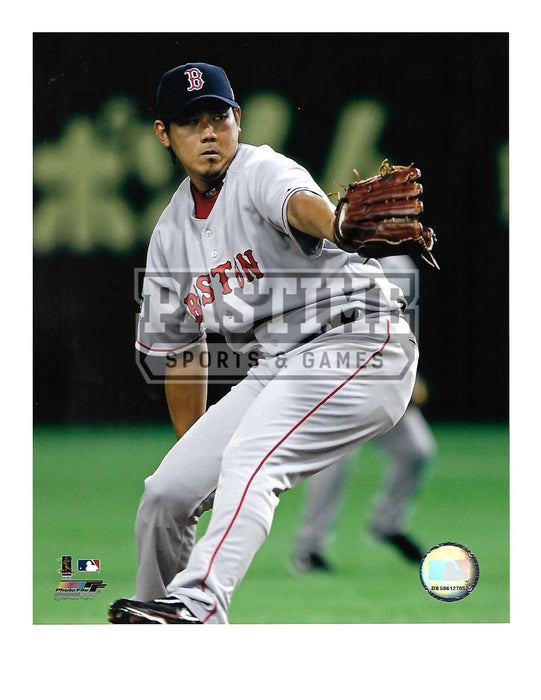 Daisuke Matsuzaka 8X10 Boston Red Socks (Pitching Ball Pose 1) - Pastime Sports & Games
