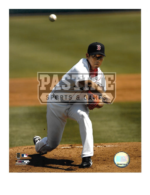 Daisuke Matsuzaka 8X10 Boston Red Socks (Pitching Ball Pose 2) - Pastime Sports & Games