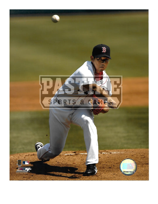 Daisuke Matsuzaka 8X10 Boston Red Socks (Pitching Ball Pose 2) - Pastime Sports & Games
