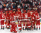 Detroit Red Wings 8X10 Home Jersey (Team On Ice Celebrating) - Pastime Sports & Games