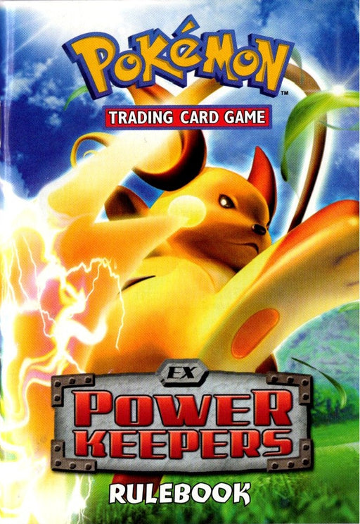 Pokemon EX Power Keepers Cardlist/Rulebook - Pastime Sports & Games