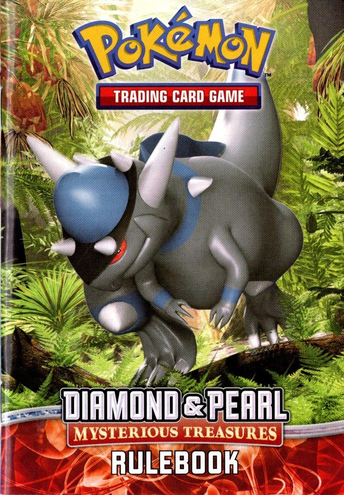 Pokemon Diamond & Pearl Mysterious Treasures Rulebook/Cardlist - Pastime Sports & Games