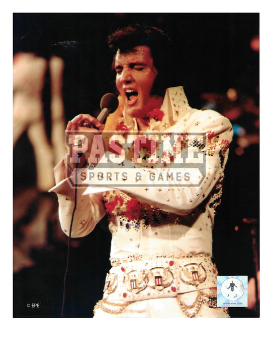 Elvis Presley 8X10 (White Suit Close Up) - Pastime Sports & Games
