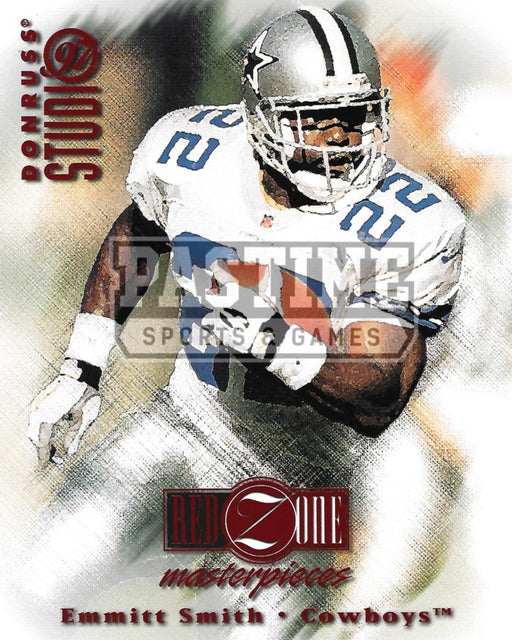 Emmitt Smith 8X10 Dallas Cowboys Away Jersey (Redzone Masterpieces) - Pastime Sports & Games