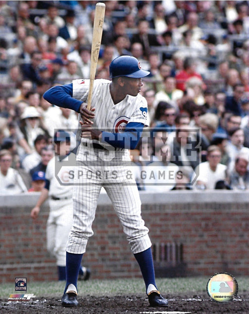 Ernie Banks 8X10 Chicago Cubs (At Bat) - Pastime Sports & Games