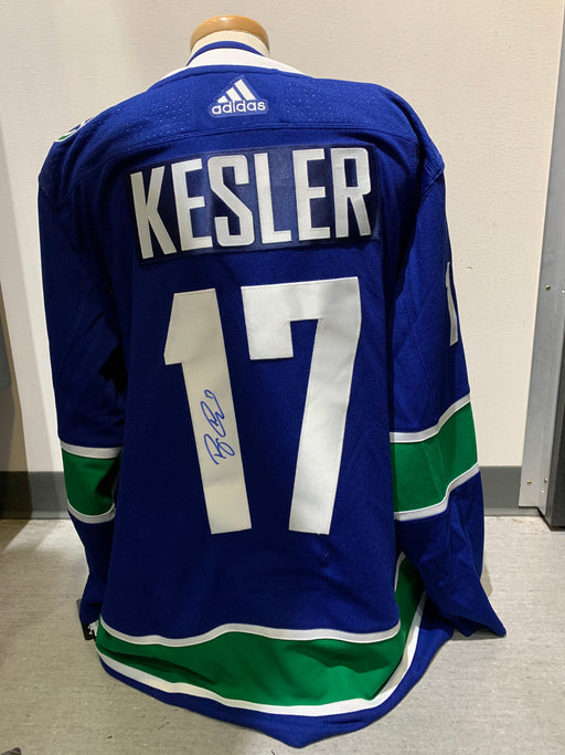 Ryan Kesler Autographed Vancouver Canucks Adidas Hockey Jersey - Pastime Sports & Games