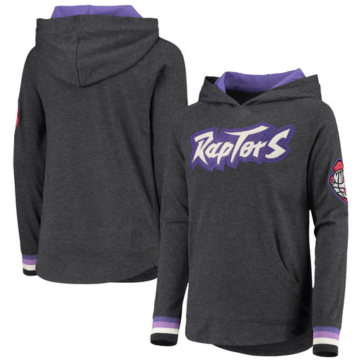 Toronto Raptors Youth Hoodie (Grey Mitchell & Ness) - Pastime Sports & Games