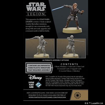 Star Wars Legion Anakin Skywalker Commander Expansion - Pastime Sports & Games