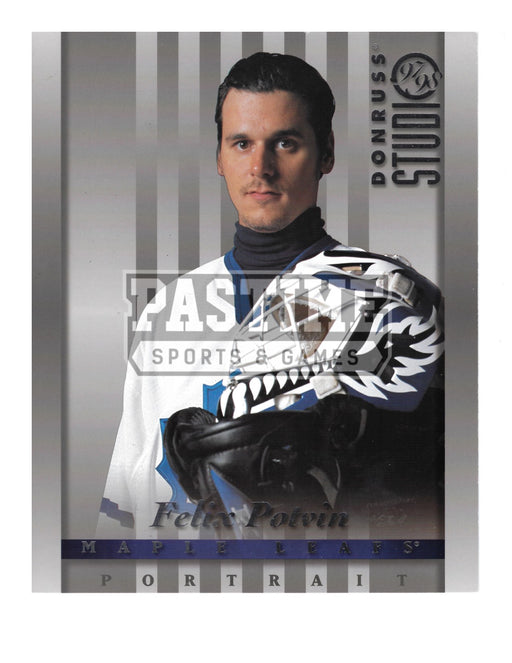 Felix Potvin 8X10 Toronto Maple Leafs Away Jersey (Donruss Studi Pose) - Pastime Sports & Games