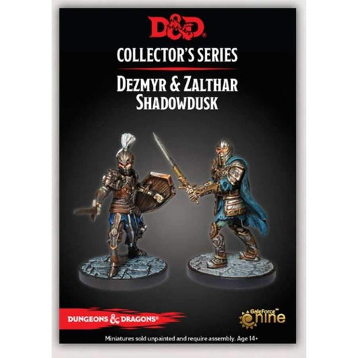 D&D Collector Series Miniatures Dezmyr & Zalthar Shadowdusk - Pastime Sports & Games
