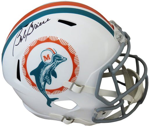 Bob Griese Autographed Miami Dolphins Replica Helmet - Pastime Sports & Games