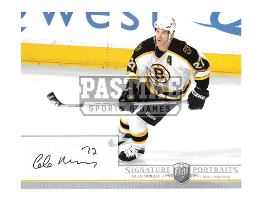 Glen Murray Autographed 8X10 Boston Bruins Away Jersey (Signature Portraits) - Pastime Sports & Games