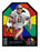 Gus Frerotte Photo Washington Redskins Away Jersey (Donruss Studio Stained Glass) - Pastime Sports & Games