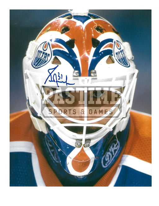 Grant Fuhr Autographed 8X10 Edmonton Oilers Home Jersey (Head Shot) - Pastime Sports & Games