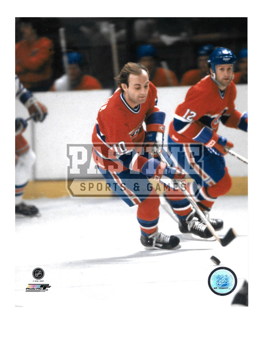 Guy Lafleur 8X10 Montreal Canadians Home Jersey (Skating No Helmet) - Pastime Sports & Games