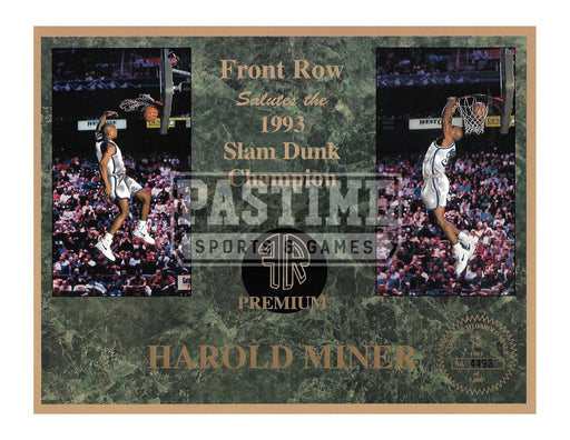 Harold Miner 8X10 Miami Heat (Montage) - Pastime Sports & Games