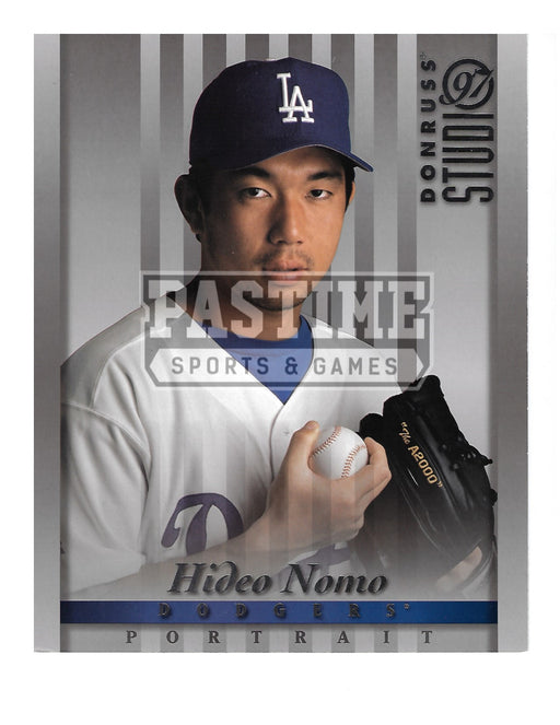 Hideo Nomo 8X10 LA Dodgers (Donruss Studio) - Pastime Sports & Games