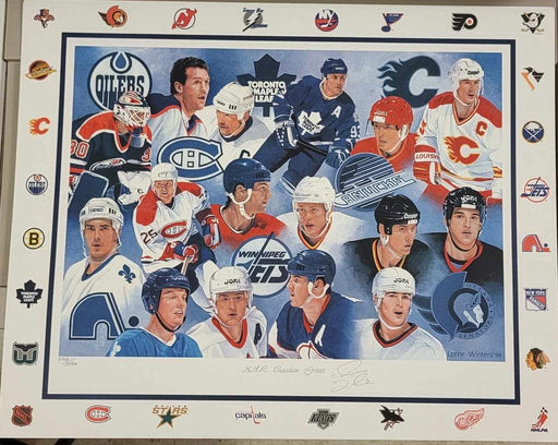 Kirk Mclean // Trevor Linden // Vancouver Canucks // Hockey // NHL //  Watercolour Painting